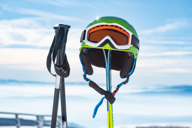 Ski equipment for cheap prices for skiers