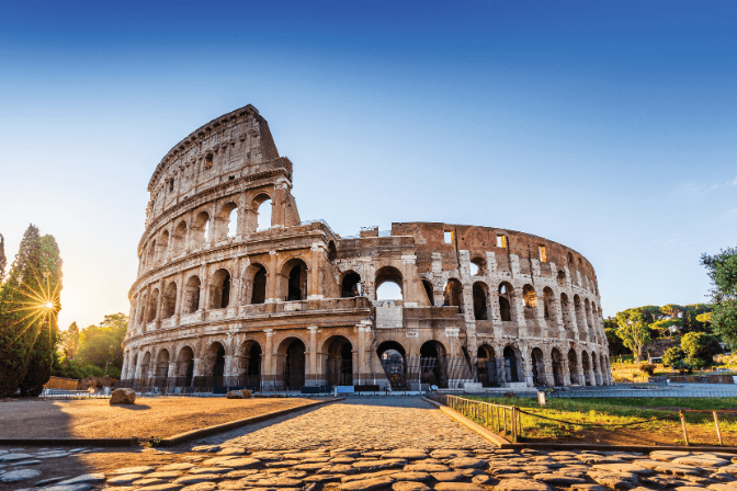 The Colosseum in Rome