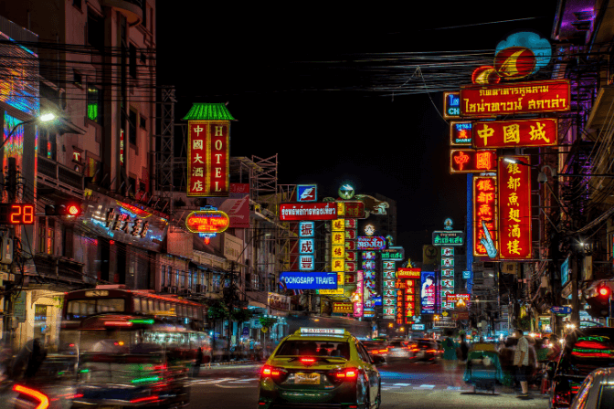 chinatown in bangkok