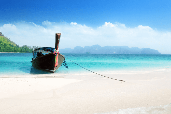 thailand boat in water