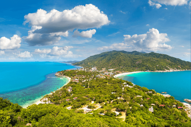 thailand island sky view