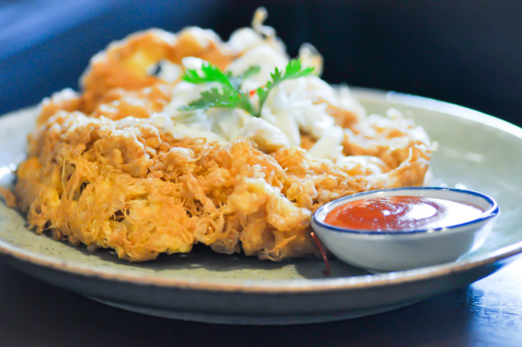 crab-omelette
