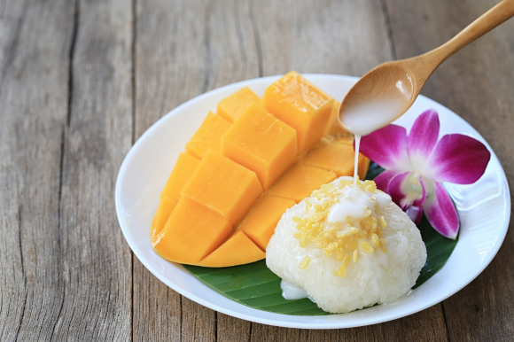 flower mango sticky rice